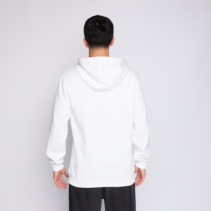Polerón Colo Colo Urbano Hombre Hoodie Eterno Campeón Blanco