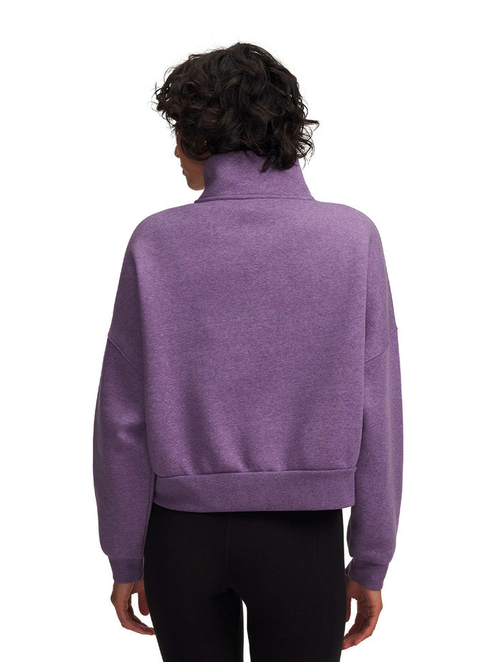 UA Icon Fleece Oversized morado para mujer