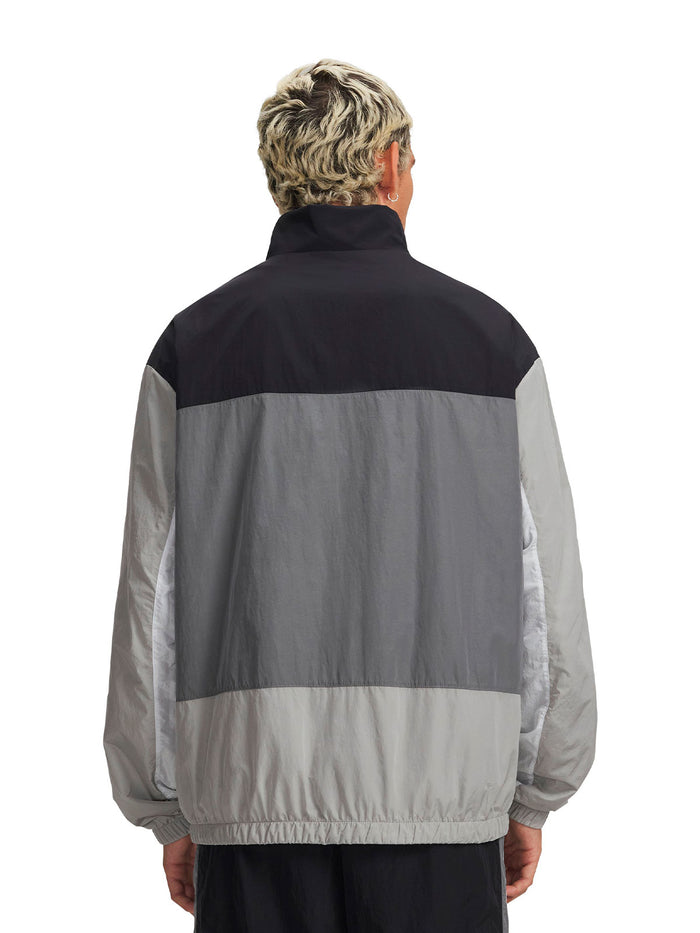 UA Icon Woven Track Full Zip negro para hombre