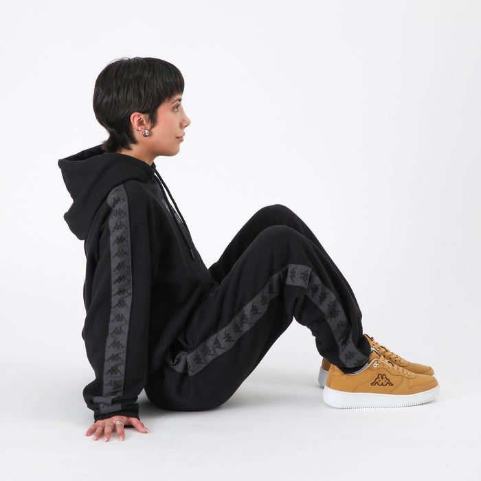 Polerón Kappa Men Hoodie Banda Black Omini Black