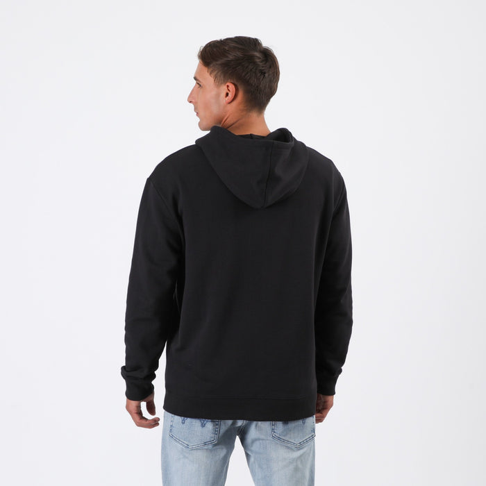 Polerón Nixon Men Full Zipper Tiny logo Black White