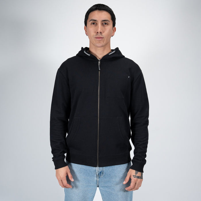 Polerón Reef Men Full Zipper Black