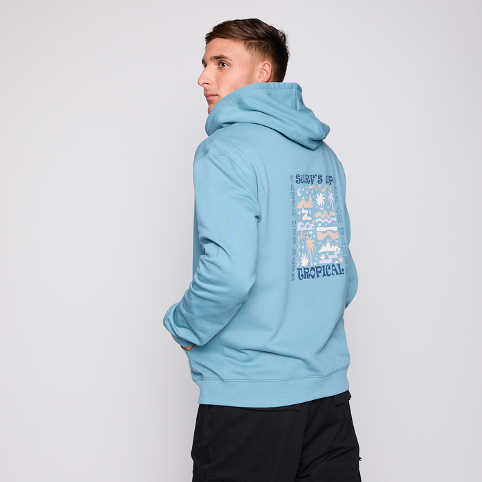 Polerón Reef Men Full Zipper Blue Surf Up