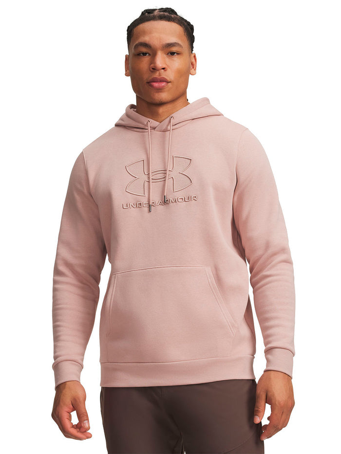 Poleron UA Icon Fleece Branded rosado para hombre