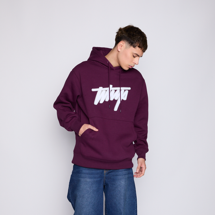 Polerón Whatup Hombre Hoodie Purple White
