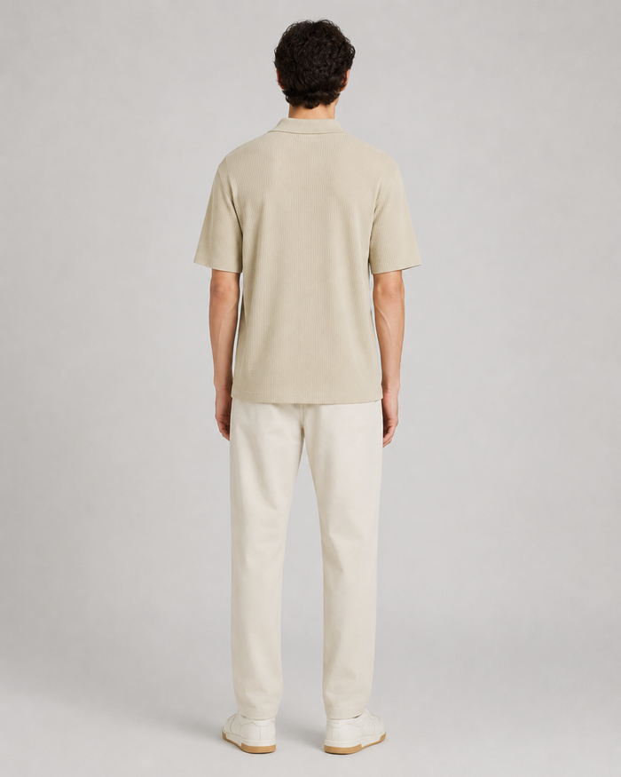 polo puma wardrobe ess boxy waffle hombre 634362 61