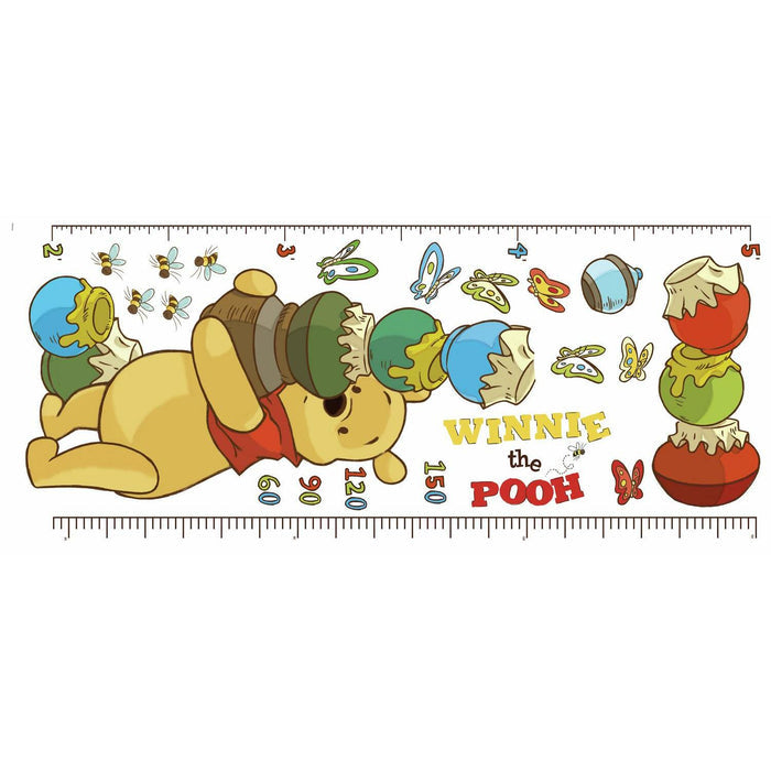 Pooh And Friends Peel and Stick Metric Growth Chart Wall Decals