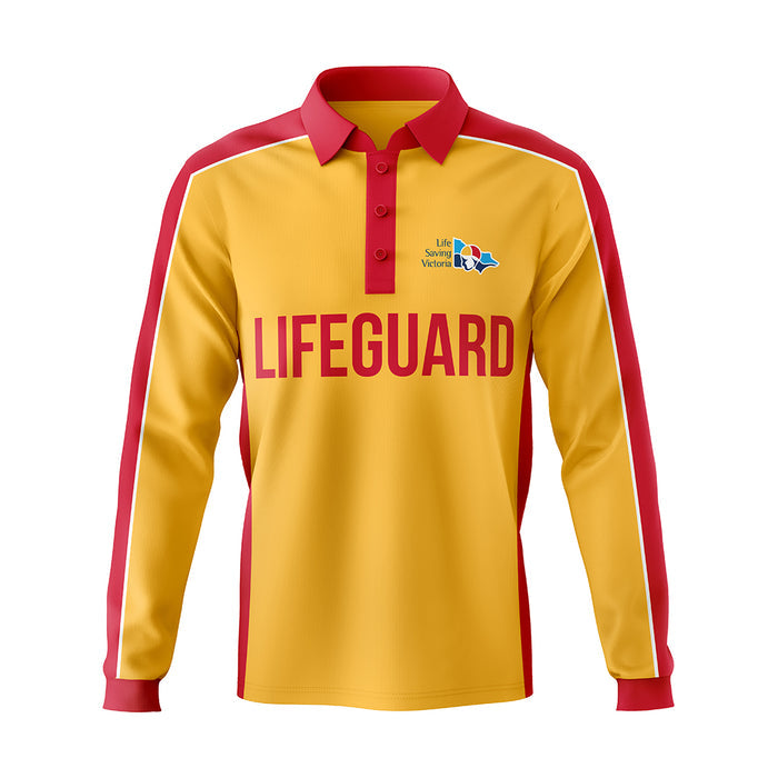 Pool Lifeguard Polo Shirt Men's fit - Long Sleeve & Short Sleeve