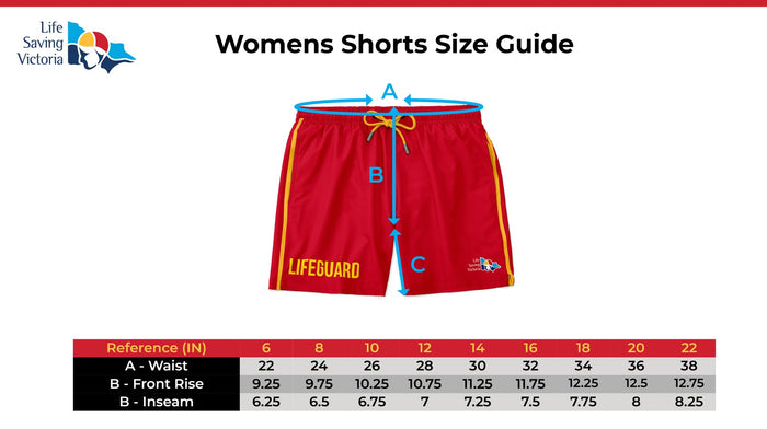 Pool Lifeguard Shorts - Women