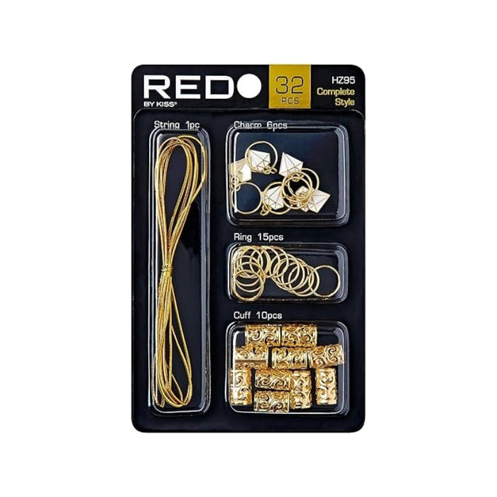 Premium Braid Charm Kit 32 Pcs [Complete Style] #HZ95