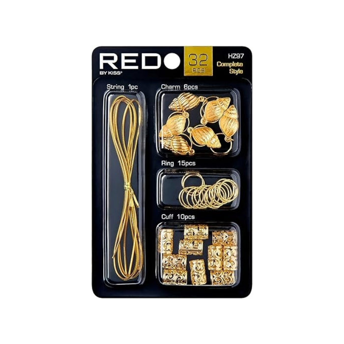 Premium Braid Charm Kit 32 Pcs [Complete Style] #HZ97