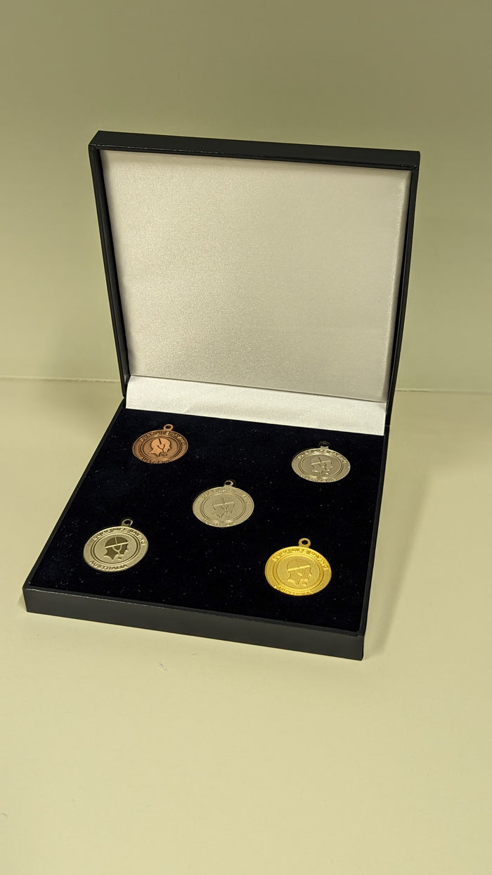 Presentation box for medals
