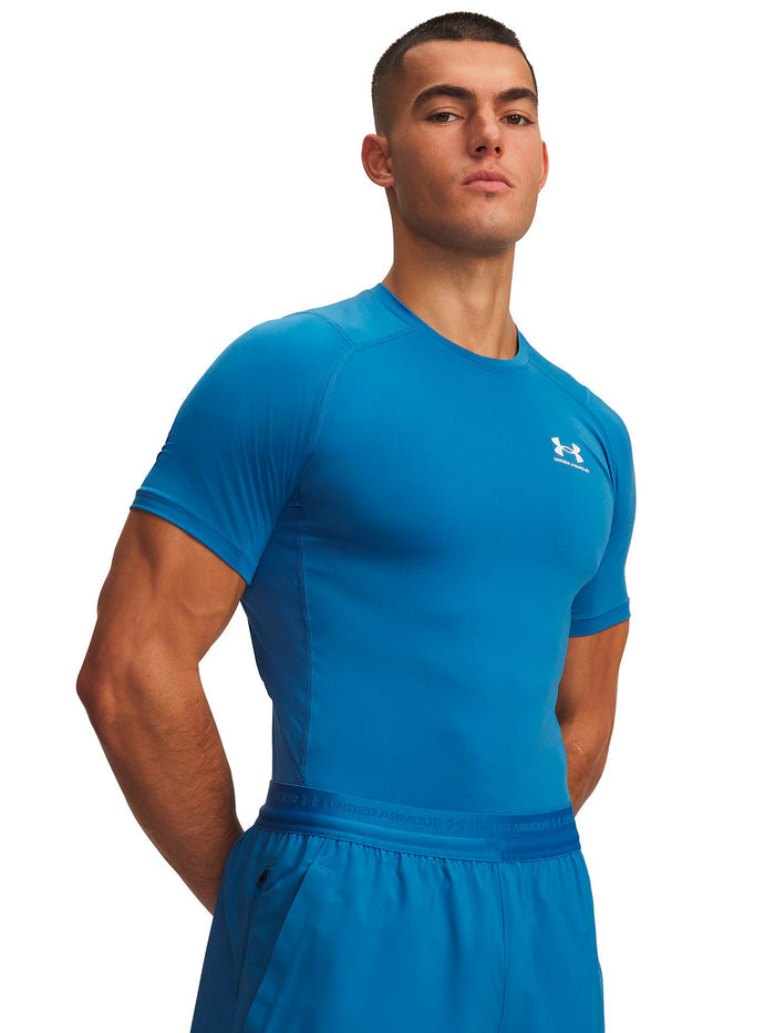 Primera capa superior UA HeatGear azul para hombre
