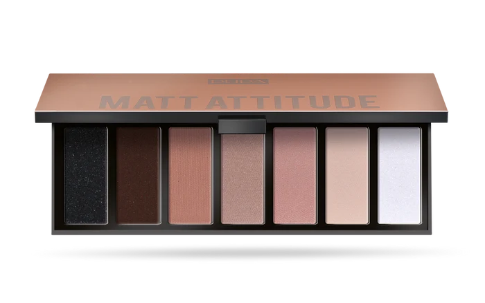 Pupa Eye Shadow Palette Make Up Stories Compact 7 Multi-Finish Eyeshadows