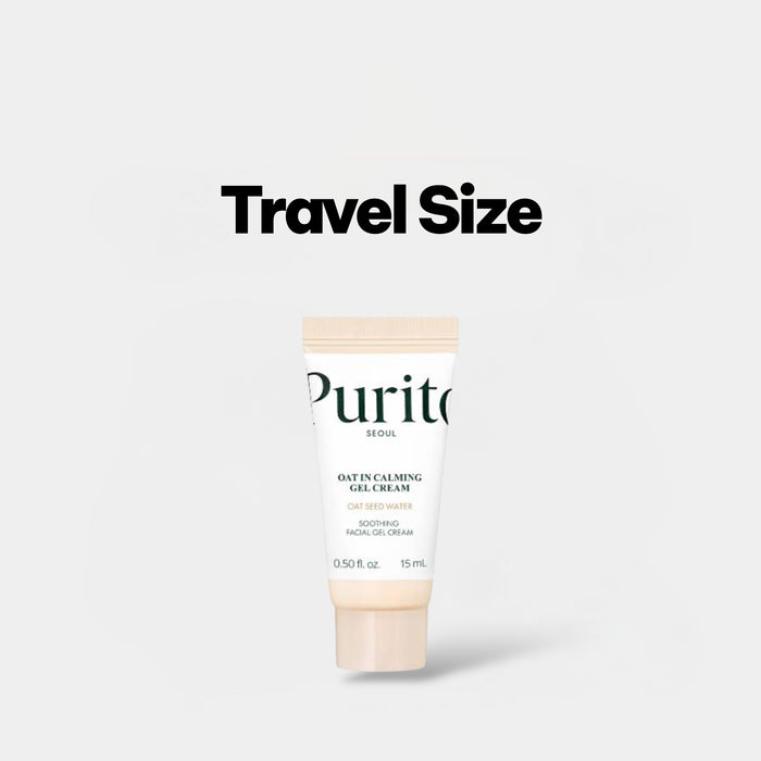 Purito Oat-In Calming Gel Cream 15ml TRAVEL SIZE كريم جل مهدئ بالشوفان من بوريتو، حجم مناسب للسفر