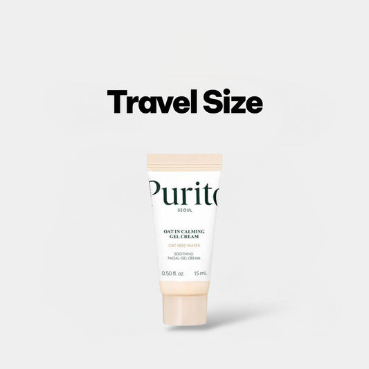 Purito Oat-In Calming Gel Cream 15ml TRAVEL SIZE كريم جل مهدئ بالشوفان من بوريتو، حجم مناسب للسفر