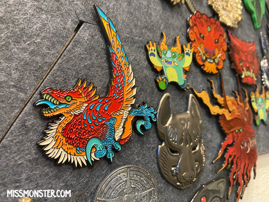 RAPTOR ZOOMIE PIN- PATREON