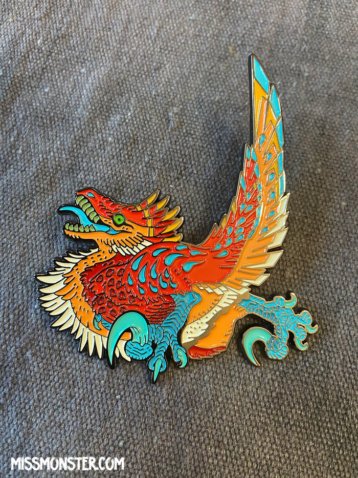 RAPTOR ZOOMIE PIN- PATREON