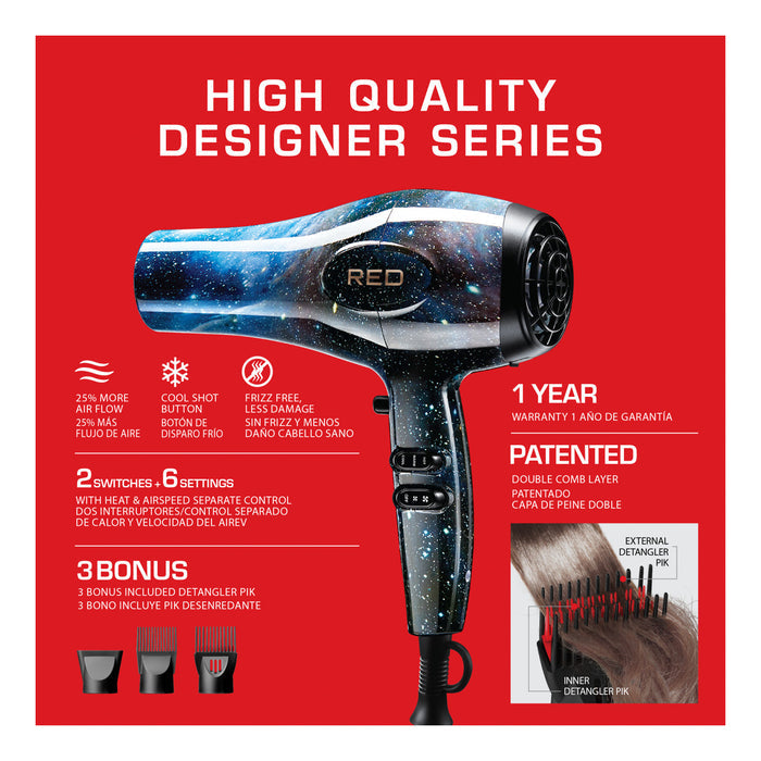 Red By Kiss Designer Series 3200 Detangler Dryer