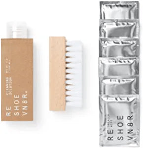 Reshoevn8r 4oz. 1brush shoe ,6wipe pack(4 oz, 1brush, 6wipe set)