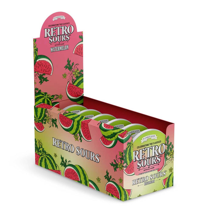 Retro Sours Watermelon, 2.12oz Tin,