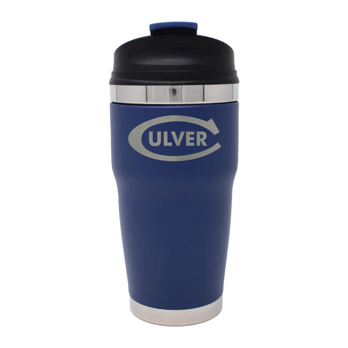 Retro Wave Tumbler - Matte Navy Blue - 12oz