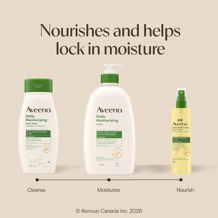 Revitalize Your Skin with Aveeno Daily Moisturizing Body Lotion - 532ml of Nourishing Hydration