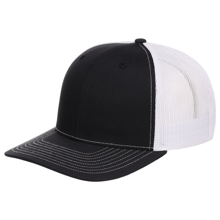 Richardson 112 Trucker - Black/White