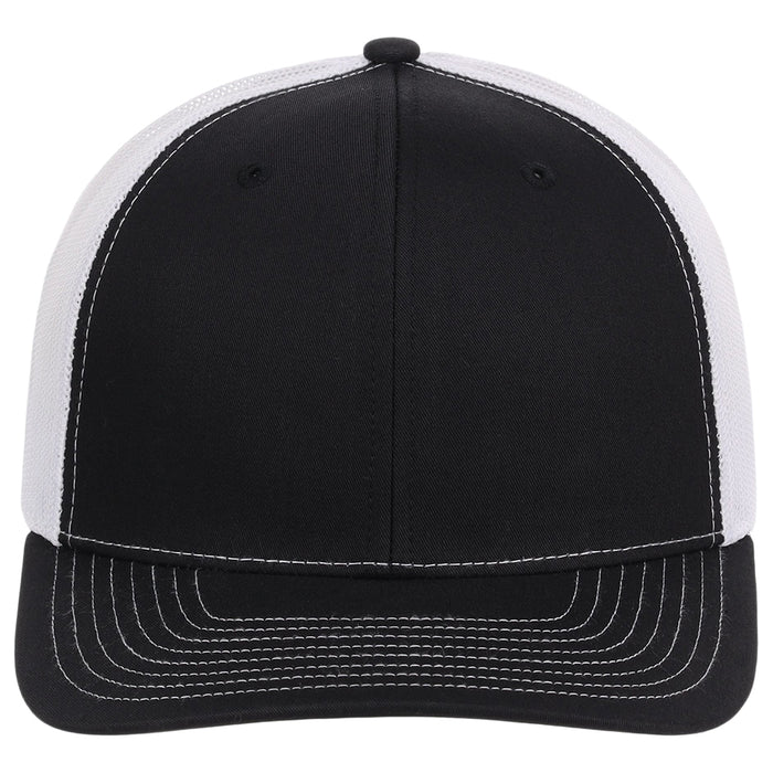 Richardson 112 Trucker - Black/White