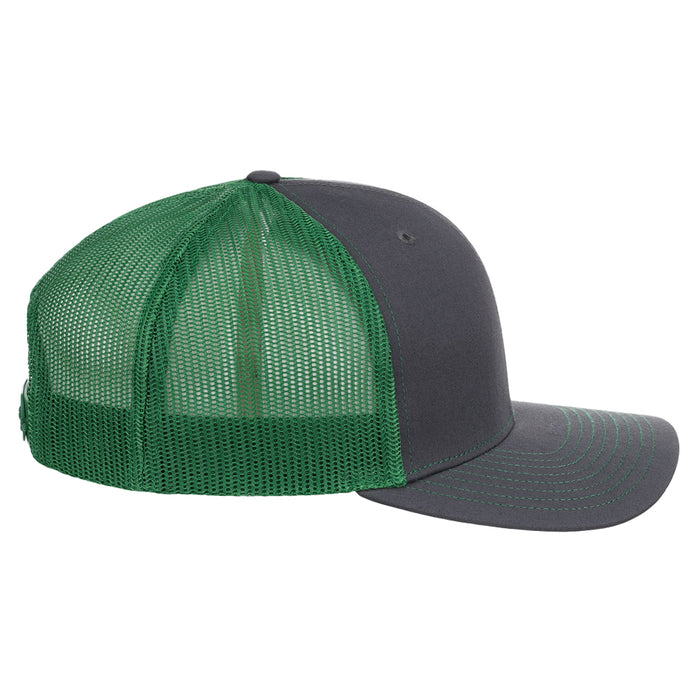 Richardson 112 Trucker - Charcoal/Kelly Green