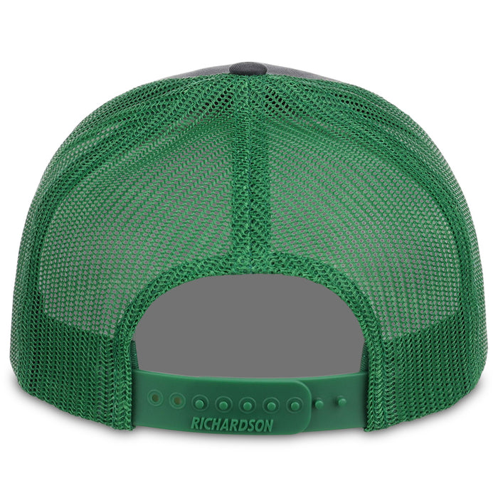 Richardson 112 Trucker - Charcoal/Kelly Green