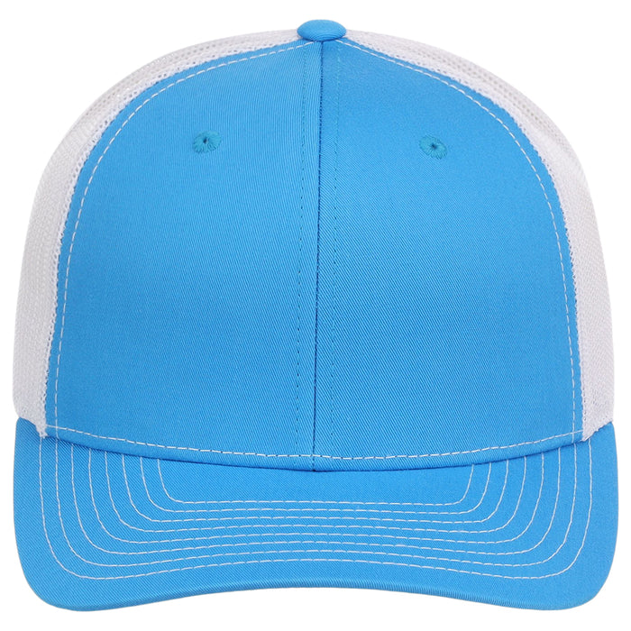 Richardson 112 Trucker - Cyan/White