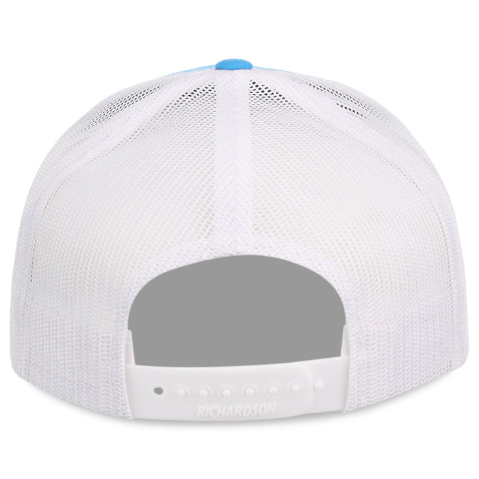 Richardson 112 Trucker - Cyan/White