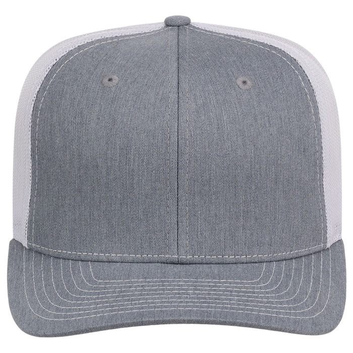 Richardson 112 Trucker - Heather Grey/White
