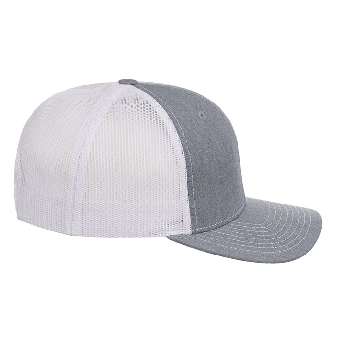 Richardson 112 Trucker - Heather Grey/White