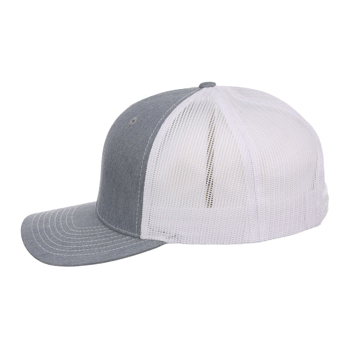 Richardson 112 Trucker - Heather Grey/White