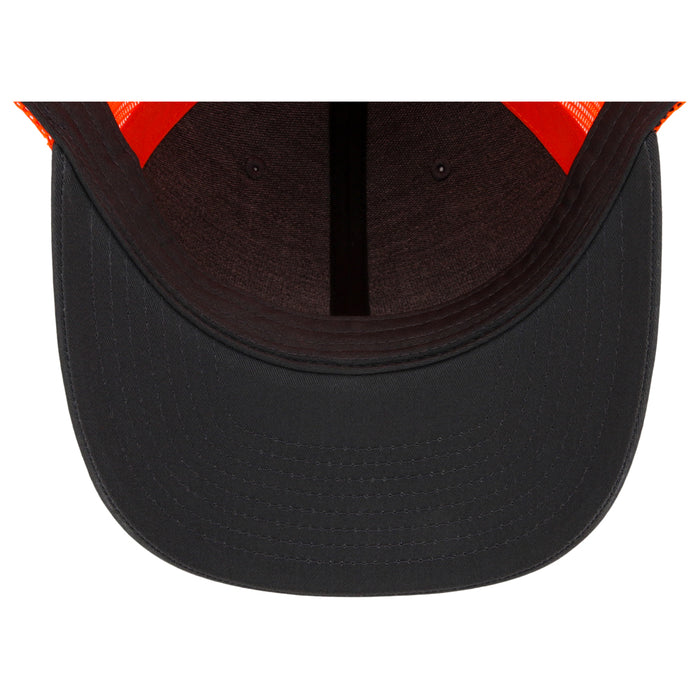 Richardson 112 Trucker Hat - Charcoal/Neon Orange