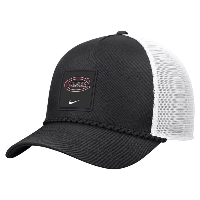 Nike Rise Pinch Panel Trucker Hat - Black/White