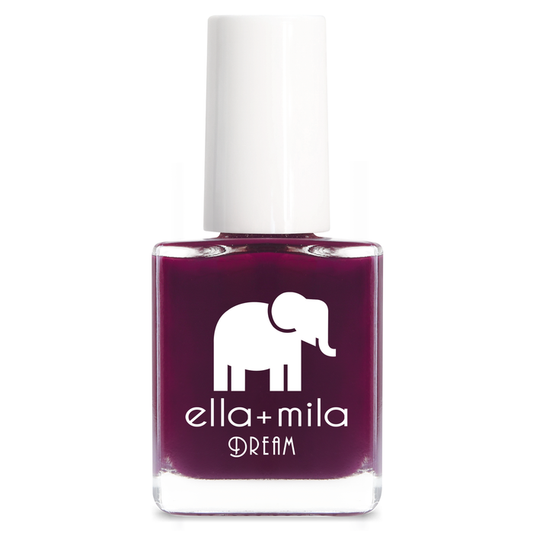 Rising Violet deep violet nail polish bottle – ella+mila Dream