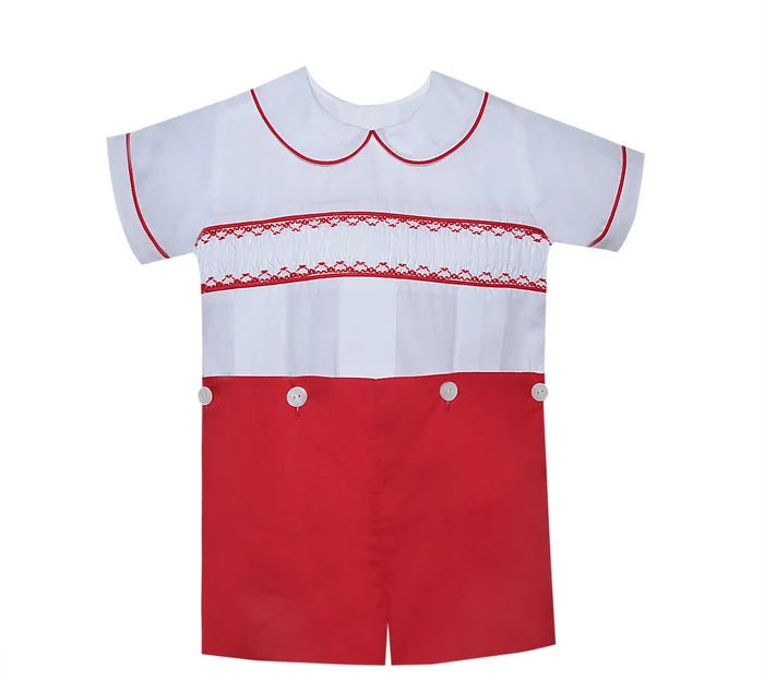 RN Percy Red Smocked BOP