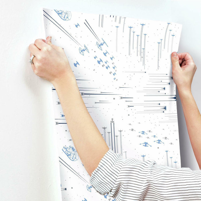RoomMates Star Wars: Galactic Battles Peel & Stick Wallpaper Peel & Stick Wallpaper - EonShoppee