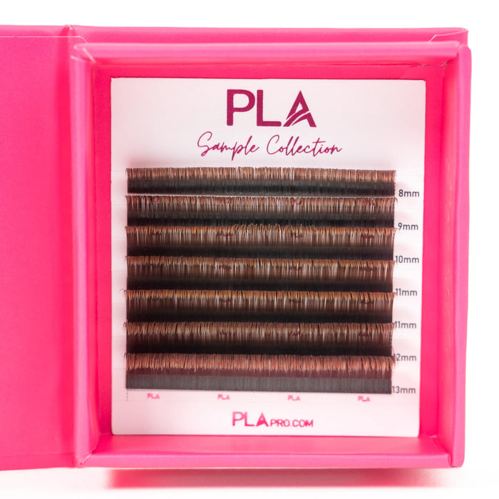 Flat Brown Lash Tray 0.15 Mixed CC 8-13