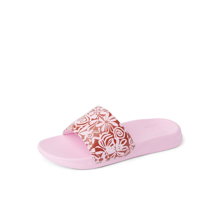 Sandalia Reef Kids One Slide Pink Mode Floral