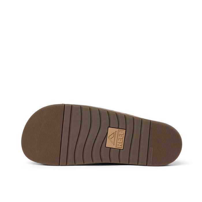 Sandalia Reef Men Ojai Two Bar Dark Brown Leather
