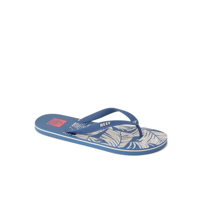 Sandalia Reef Men Seaside Print Blue Tan