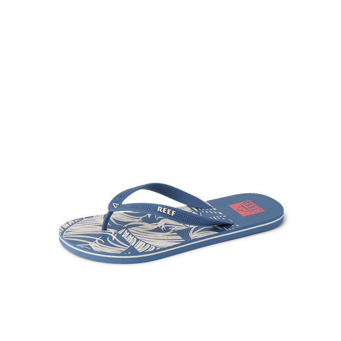 Sandalia Reef Men Seaside Print Blue Tan
