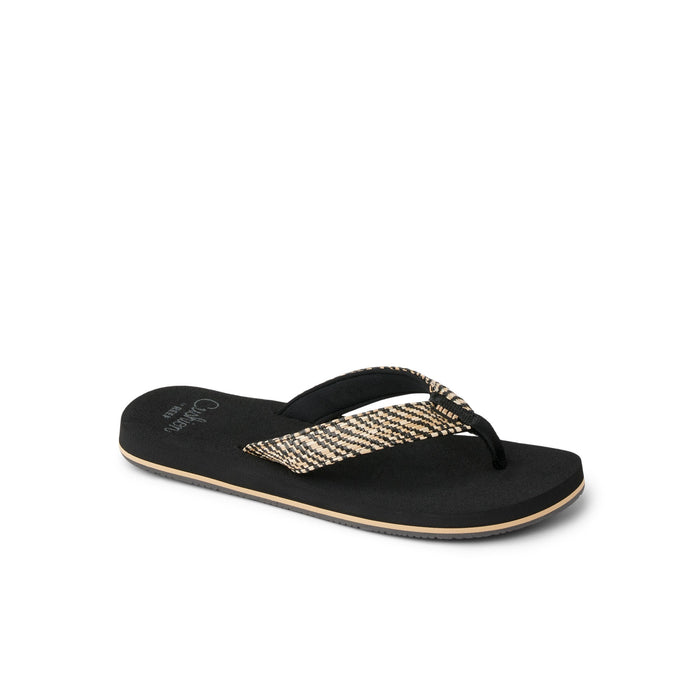 Sandalia Reef Women Baja Ashley Black Textile
