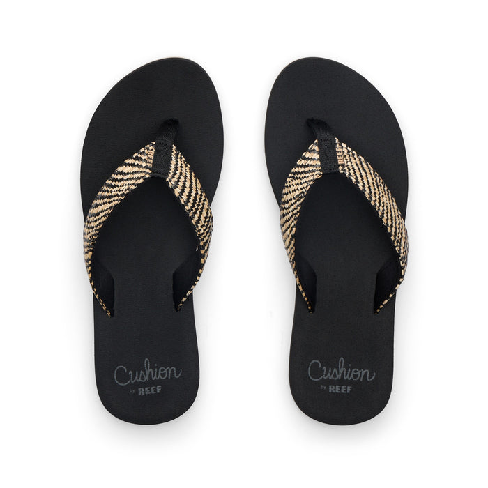 Sandalia Reef Women Baja Ashley Black Textile