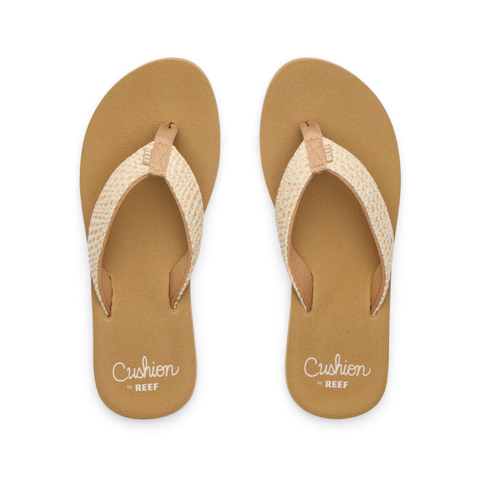 Sandalia Reef Women Baja Ashley Tan Textile