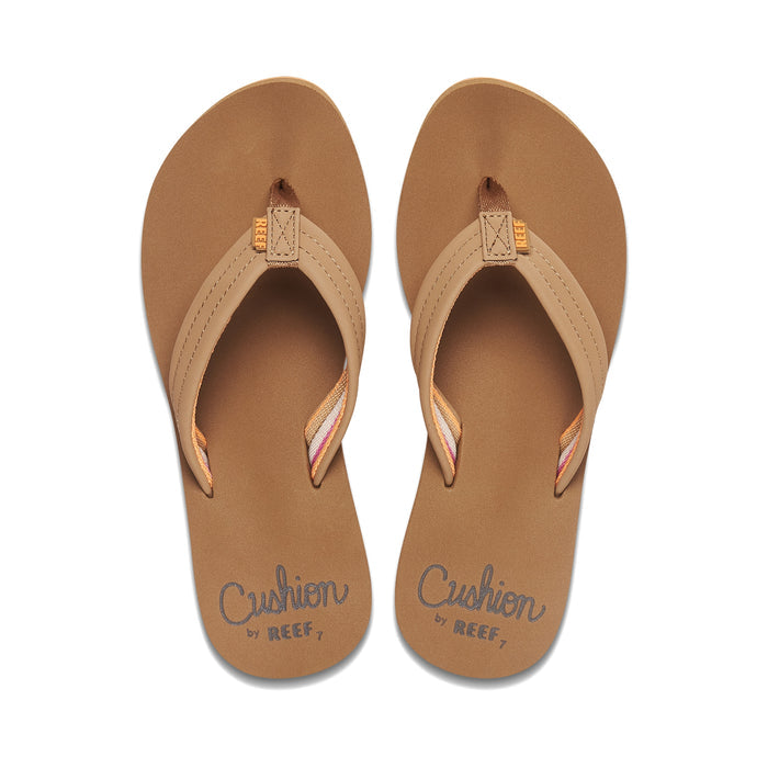 Sandalia Reef Women Cushion Breeze Tan Smooth